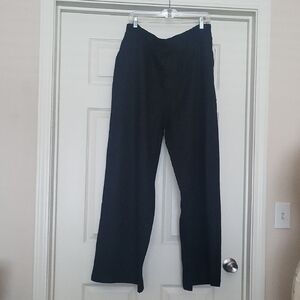 Classic Black Wide Leg Women's Pants